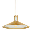 Aged Brass Clermont Pendant 28" by Hudson Valley