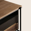 Oscar 2-Drawer Teak Desk