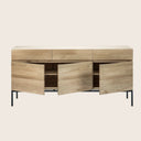 Oak Ligna 3-Door Sideboard