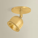 Aged Brass Tuthill Flush Mount 4.25" x 4.25" by Hudson Valley, view 11
