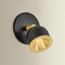 Aged Brass and Distressed Bronze Tuthill Flush Mount 4.25" x 4.25" by Hudson Valley, view 11