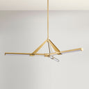 Aged Brass Jonas Chandelier 46" by Hudson Valley, view 3