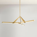 Aged Brass Jonas Chandelier 46" by Hudson Valley, view 2