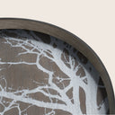 Round Wood Tree Tray