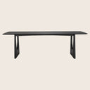 Oak Geometric Rectangular Dining Table