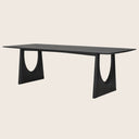 Oak Geometric Rectangular Dining Table