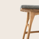 Osso Outdoor Upholstered Stool