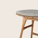 Osso Outdoor Upholstered Stool