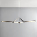 Black Nickel Jonas Chandelier 62.25" by Hudson Valley, view 3