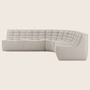 N701 Modular Round-Corner Sectional