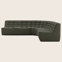 N701 Modular Round-Corner Sectional