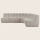 N701 Modular Round-Corner Sectional