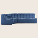 N701 Modular Round-Corner Sectional