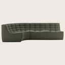 N701 Modular Round-Corner Sectional