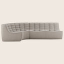 N701 Modular Round-Corner Sectional
