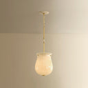 Aged Brass Nevins Pendant 10" by Hudson Valley, view 4