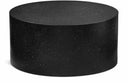 Terrazzo Terrazzo Pattern Iron Coffee Table - Black
