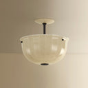 Distressed Bronze Nevins Semi Flush 14" by Hudson Valley, view 3