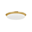 Aged Brass North Castle Flush Mount 18.25" by Hudson Valley