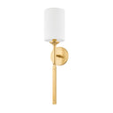 Aged Brass Brewster Wall Sconce 4.75" by Hudson Valley