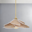 Aged Brass Florina Pendant 28" by Hudson Valley, view 2
