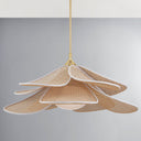 Aged Brass Florina Pendant 44" by Hudson Valley, view 2