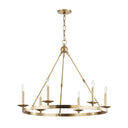 Aged Brass Allendale Chandelier 35.75" by Hudson Valley