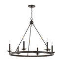 Aged Brass and Old Bronze Allendale Chandelier 35.75" by Hudson Valley