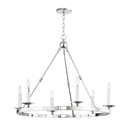 Polished Nickel Allendale Chandelier 35.75" by Hudson Valley
