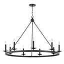 Aged Brass and Old Bronze Allendale Chandelier 46.25" by Hudson Valley