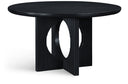 Rivas 54" Wood And Veneer Dining Table - Black