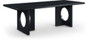 Rivas 94" Wood And Veneer Dining Table - Black