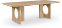 Rivas 94" Wood And Veneer Dining Table - Natural