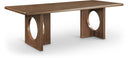 Rivas 94" Wood And Veneer Dining Table - Brown