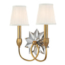 Aged Brass Barton Wall Sconce 13.5" by Hudson Valley