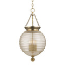 Aged Brass Coolidge Pendant 14" by Hudson Valley