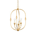 Vintage Gold Leaf Baltic Pendant 15" by Hudson Valley