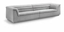Cascade 118" Boucle Fabric Upholstered Sofa - Grey