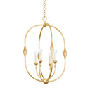 Vintage Gold Leaf Baltic Pendant 20" by Hudson Valley