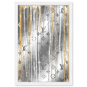 Luxury Drips Black and White Mirror