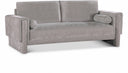 Madeline 89" Chenille Fabric Upholstered Sofa - Grey