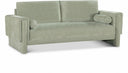 Madeline 89" Chenille Fabric Upholstered Sofa - Mint