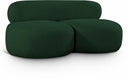 Venti 65" Boucle Fabric Upholstered Loveseat - Green