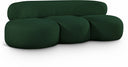 Venti 88.5" Boucle Fabric Upholstered Sofa - Green