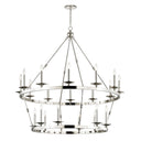 Polished Nickel Allendale Chandelier 46.75" by Hudson Valley