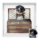 Luxury Traveler - Custom Pet Portrait