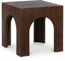 Arch Oak Wood End / Side Table - Brown
