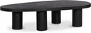 Beekman Oak Wood Coffee Table - Black