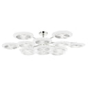 Vintage Polished Brass Topaz Semi Flush 37.75" by Corbett Lighting, view 3