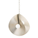 Warm Silver Leaf Peony Pendant 23.5" by Corbett Lighting
